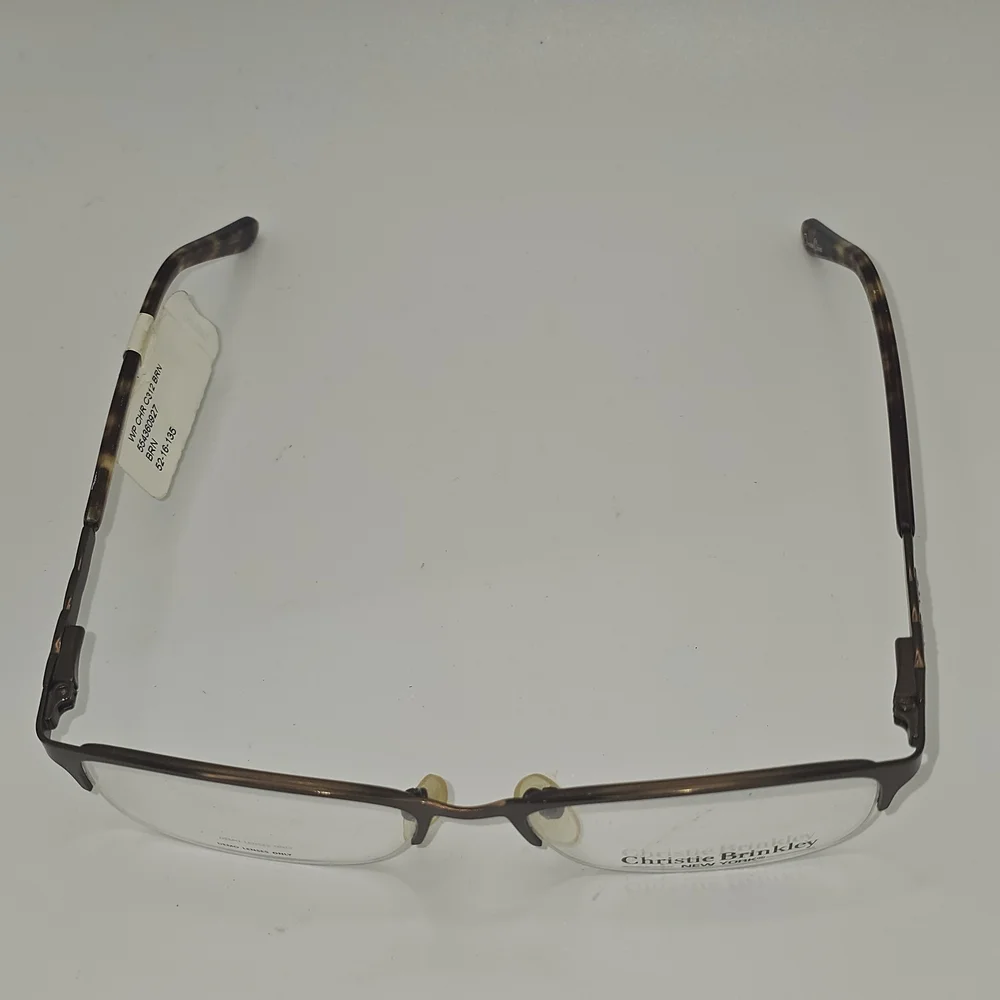 Christie Brinkley C 312 BRN‎ Brown Eyeglass Frames 52 16 135